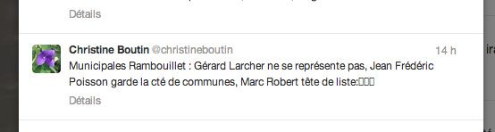 Christine Boutin annonce que Gérard Larcher ne se représente aux municipales de 2014