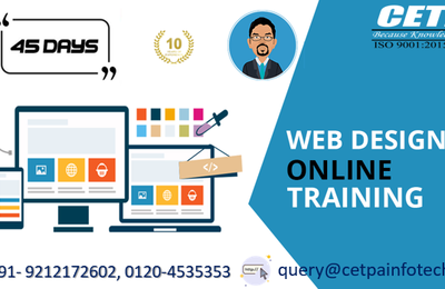 Is there any online training course to complete my 45 days’ diploma in web designing?