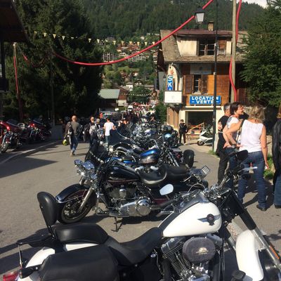 Juillet 2017 - Un long week end à Morzine pour les Harleys Days