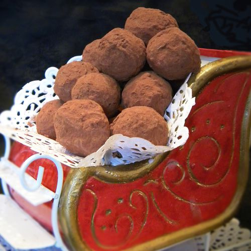 Cuisine de noël avec les enfants : les truffes au chocolat sans oeufs 