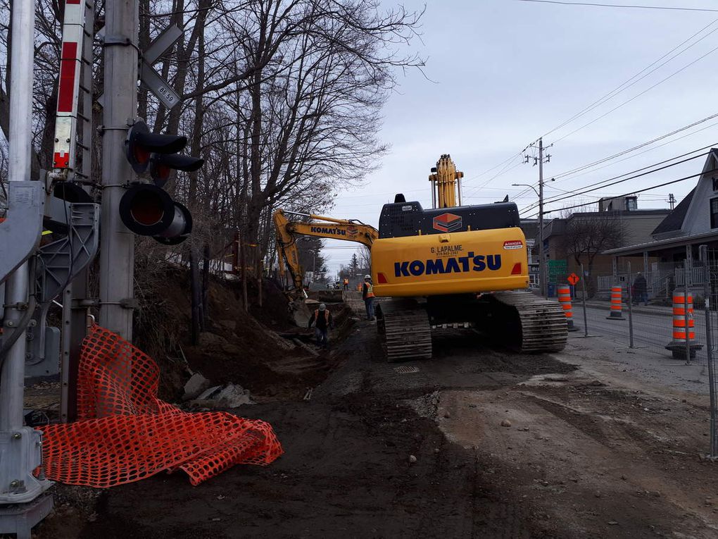 Le début des travaux