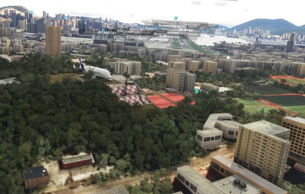 MSFS🛩ピッツくんとベルーガちゃん🐬カイタック空港に行く🛩Pitts et Beluga vont à l'aéroport de Kai Tak