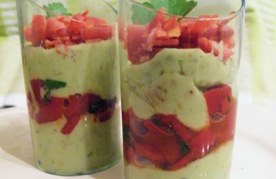 Verrine comme un guacamole