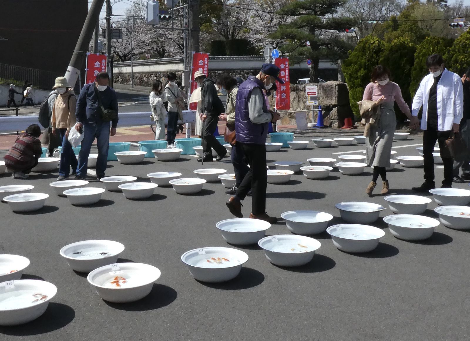 Pref De Nara Yamato Koriyama Son Chateau Et Ses Poissons Rouges Japon Balades
