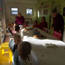 Goûter avec les accompagnatrices de nos sorties