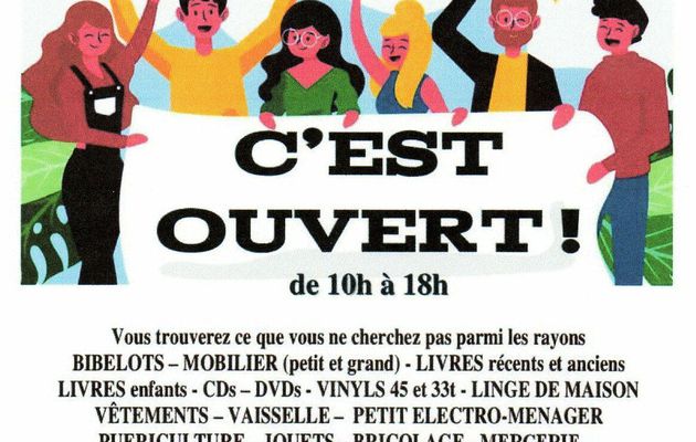 Samedi 5 juin 2021 - de 10h à 18h - ouverture du Coin de l'Atre à Luceau