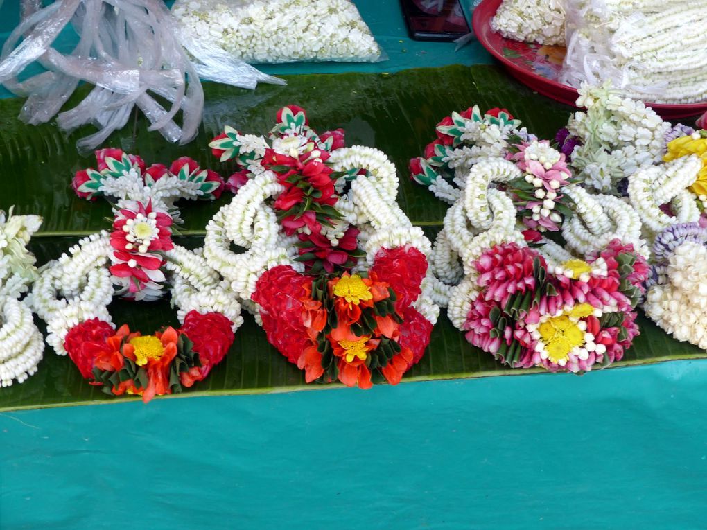 Pak Khlong Talat, marché aux fleurs à Bangkok - Mes archives de Thaïlande (11)