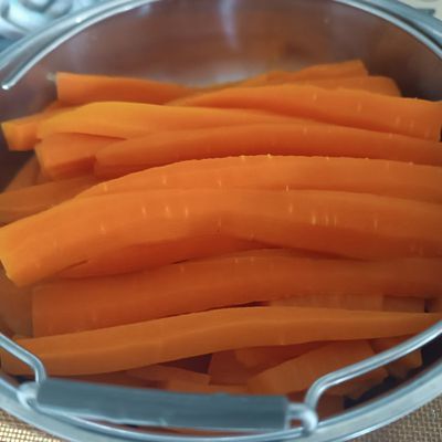 Cuisson des carottes vapeur au cookéo