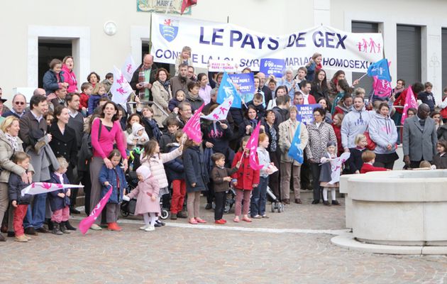 Après Paris le 24, le Pays de Gex a voulu faire une photo de famille