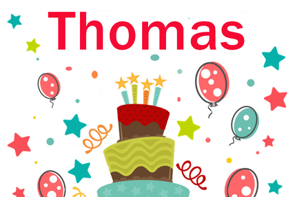 En ce 3 juillet nous souhaitons une bonne fête Thomas 