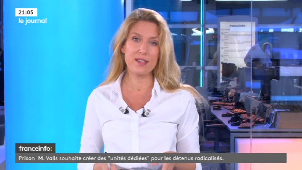 CLEMENCE DE LA BAUME @cdelabaume pour LE JOURNAL de 21H @franceinfo ce soir #vuesalatele