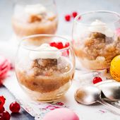 Compote poire marron
