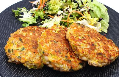 Galettes à l'orge et aux légumes