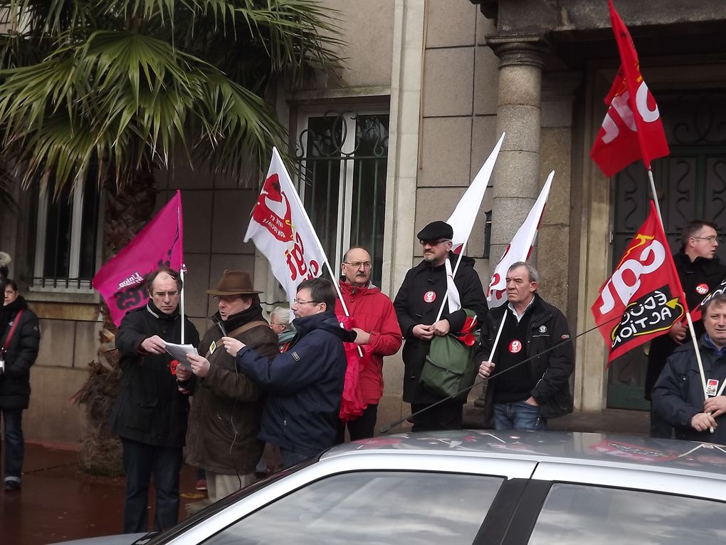 Action nationale Fonction publique : photos de la manifestation cherbourgeoise suivie d'un forum