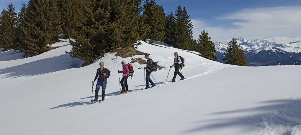 Sur le haut quelques centimètres de neige.