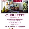 Mortagne-au-Perche, du 19 avril au 31 mai 2008 : CUEILLETTE, exposition de Céline Sachs-Jeantet & Isabelle Bauret chez OLENA
