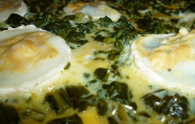 Omelette aux Epinards, Chèvre et Moutarde Bio saveurs Truffe