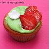 Cupcakes gourmands vanille-fraise