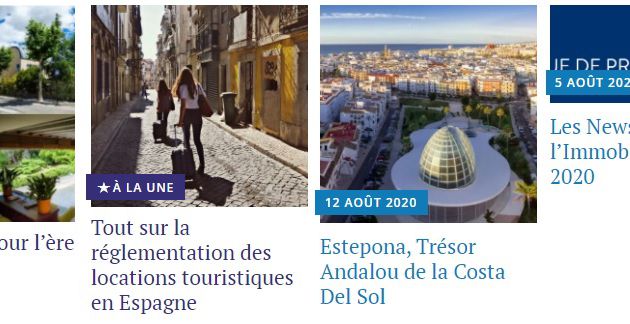 Acheter en Espagne : Articles d’Août 2020