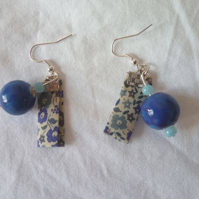 BOUCLES D'OREILLE MARINE