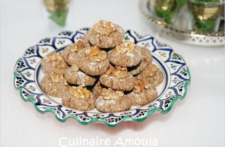 Ghriba aux dattes et graines de sésame "Recette Aîd Al Fitr"