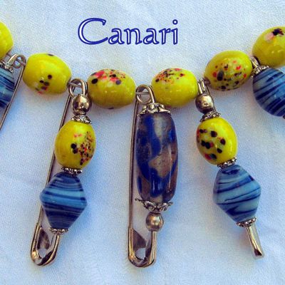 Canari - pendentifs - les bijoux de patty