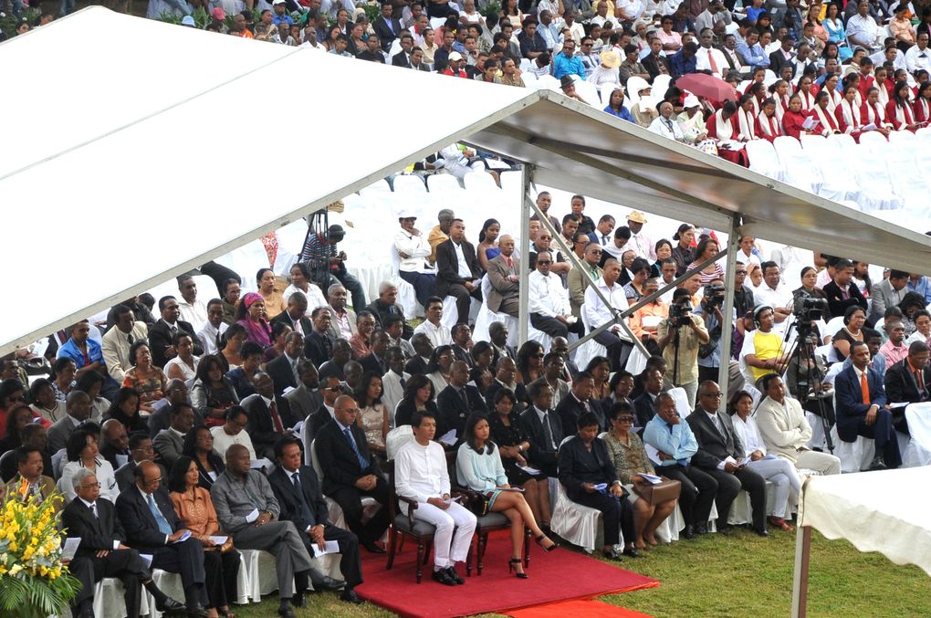 Culte oecuménique ayant suivi la journée de jeûne et prière pour la Nation et le peuple malgache initée par le Président Andry Rajoelina. Photos: Harilala Randrianarison - www.madagate.com