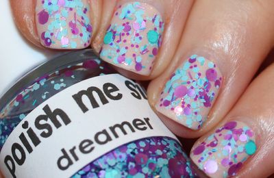 Polish Me Silly Dreamer (Over Delush Polish Bare to be Bold)
