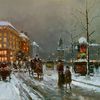 Place de Clichy in winter