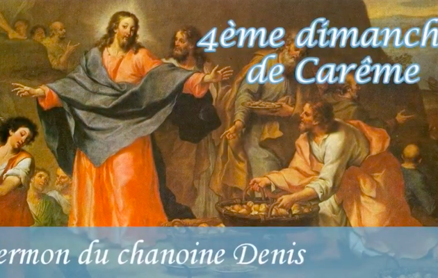 22 mars 2020 : " Il y a plus de joie à donner qu'à recevoir" - sermon du chanoine Denis