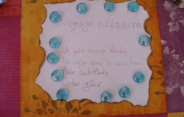 Voyage culinaire...