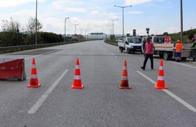 Ankara Tem Yönünün 4 Kilometrelik Kısmı Trafiğe Kapatıldı