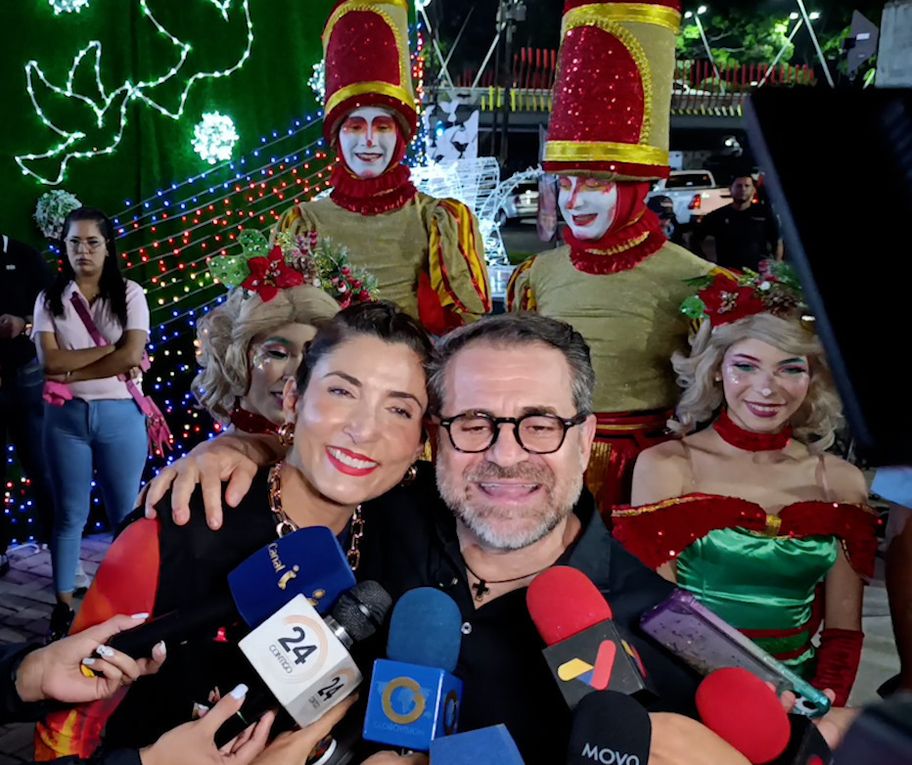 Gobernador Lacava dio bienvenida a la Navidad 2024 en Carabobo con encendido de luces y bicicletada familiar