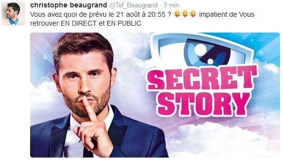Secret story : lancement le 21 août 2015 sur TF1.