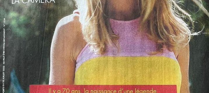Brigitte Bardot en couverture de DH (Belgique)