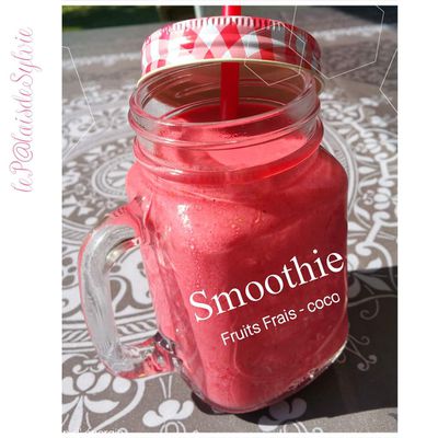 Smoothie fruits rouges & coco