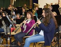 L’Orchestre d’harmonie d’Eure-et-Loir répète à Marboué pour une série de concerts