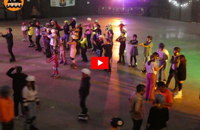 Vidéo Roller dance du Club, une disco roller au profit de l'AFM Téléthon