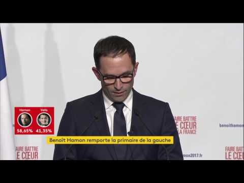 Victoire de Benoit Hamon à la primaire de gauche !