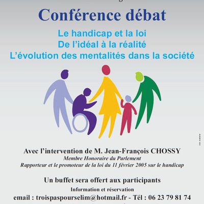 Conférence sur le handicap - Vendredi 10 Octobre