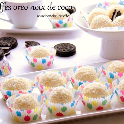 truffes noix de coco/oreo