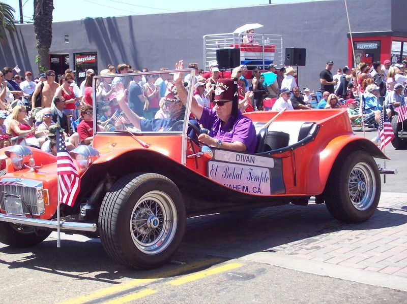 parade du 4 juillet à Huntington Beach