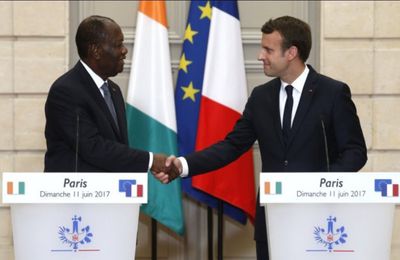 Côte d’ivoire : Le chef de l’Etat, Alassane OUATTARA reçu par son homologue Emmanuel Macron