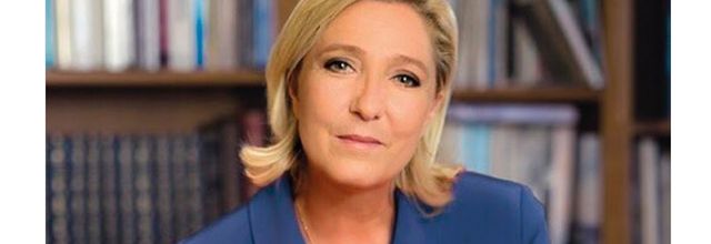 L'affiche de Le Pen photoshoppée
