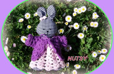 doudou lapin" NUTSY "