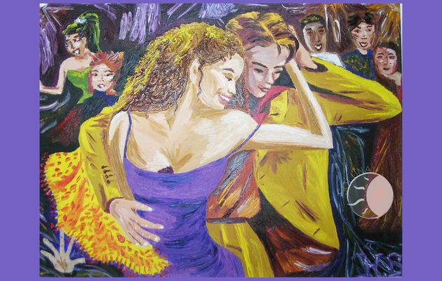 Quelques peintures pour la passion des danses latinos: salsa, tango argentin