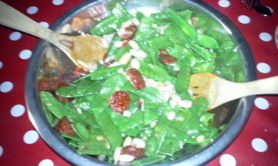 Salade d'été au chorizo