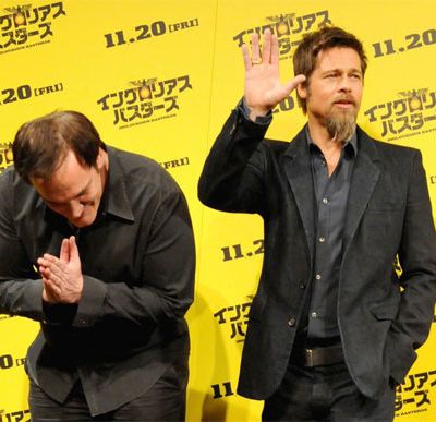 Tarantino et Brad Pitt au Japon !!!