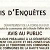 Enquête publique sur le zonage de l'assainissement communal