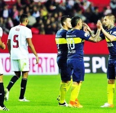Boca le gano al Sevilla en partido amistoso